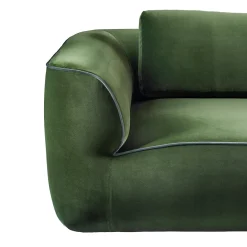 Divano Curvo Verde Duna