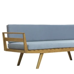 Divano Day Bed Blu in Rovere Massello di Mario Prandina
