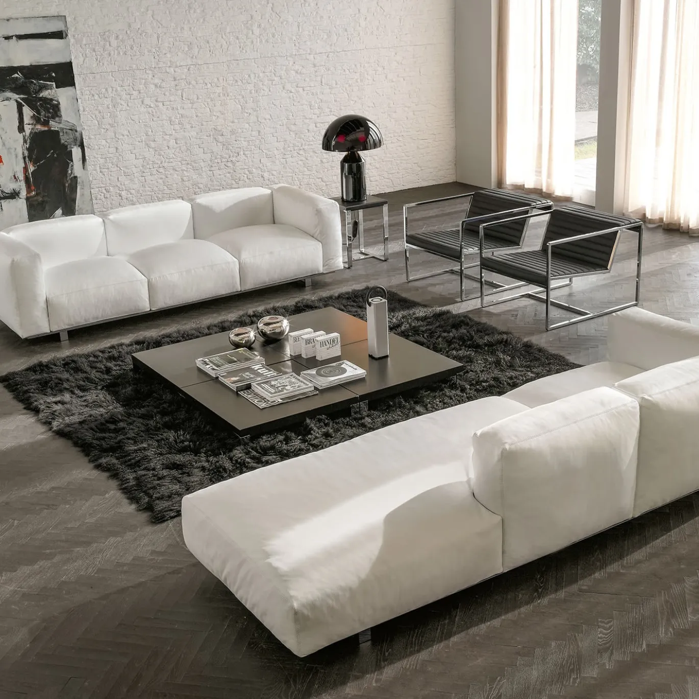Divano Daytona White di Giuseppe Bavuso
