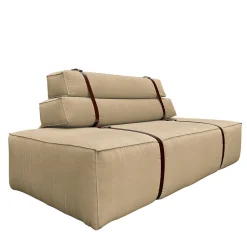Divano Docker in velluto beige
