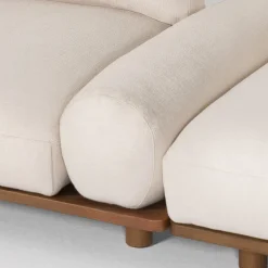 Divano Ellipse White a 3 moduli di Chiara Andreatti