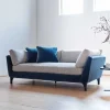 Divano Eva Bio in Velluto Blu
