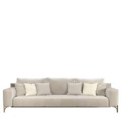 Divano Flare Beige con cuscini