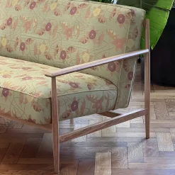 Divano Gaia in Frassino e tessuto “Floreale”