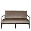 Divano Gaia in velluto "Brown Coconut"
