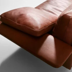 Divano in pelle marrone Alato