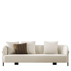 Divano in tessuto Diamante Glamour Beige disegnato da Marco Piva