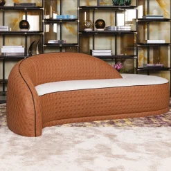 Divano Kyoto in Pelle Marrone