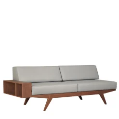 Divano Letto Gi� in Ciliegio Grigio