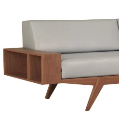 Divano Letto Gi� in Ciliegio Grigio