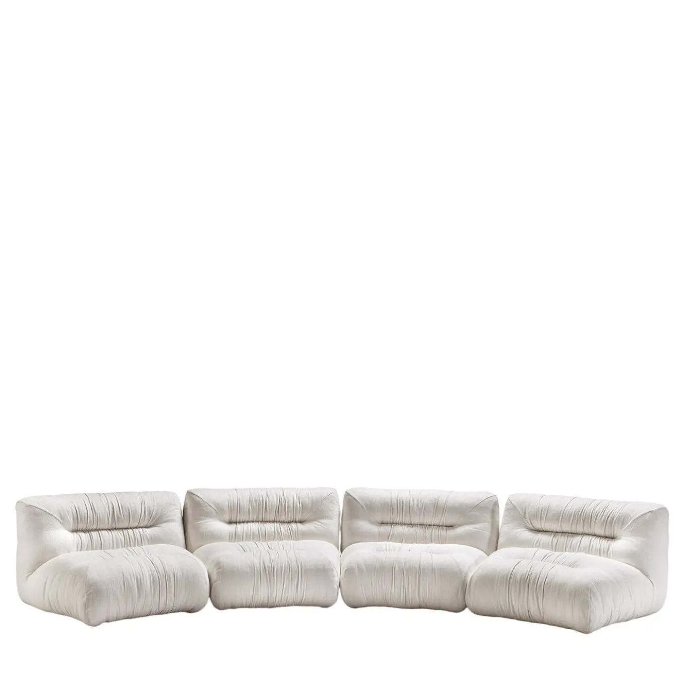 Divano Modulabile Bianco Mambo di Lorenza Bozzoli