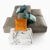Divano Modulare Mood in Pelle Marrone