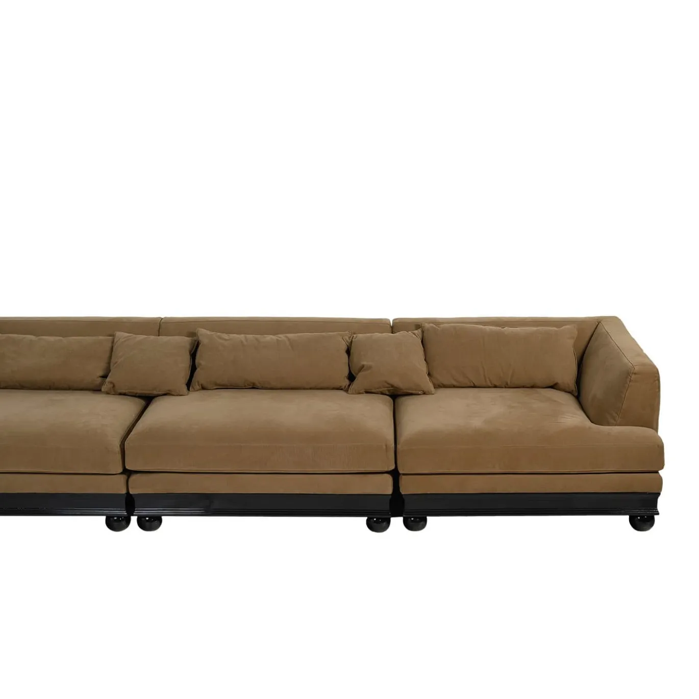 Divano modulare Paris Extra Brown Middle Unit