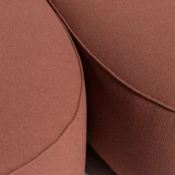 Divano Modulare Slow 3P in Tessuto Loop Rosso
