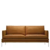 Divano Monoblocco William Piccolo in pelle naturale gold di Damian Williamson