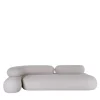 Divano Nefelibata bianco in jacquard bielastico