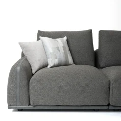 Divano Paloma con chaise longue grigio antracite