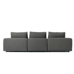 Divano Paloma con chaise longue grigio antracite