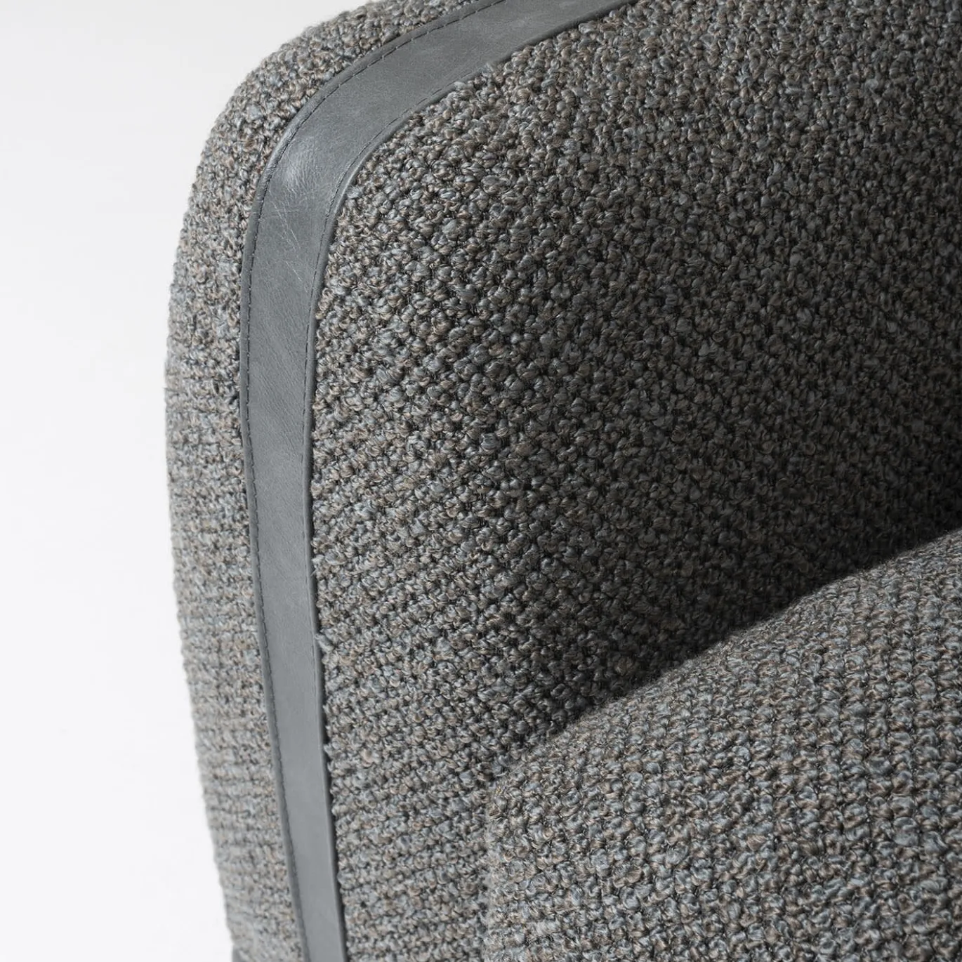 Divano Paloma con chaise longue grigio antracite