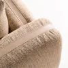 Divano Paloma in Tessuto Beige con Chaise Longue e Lato Libero