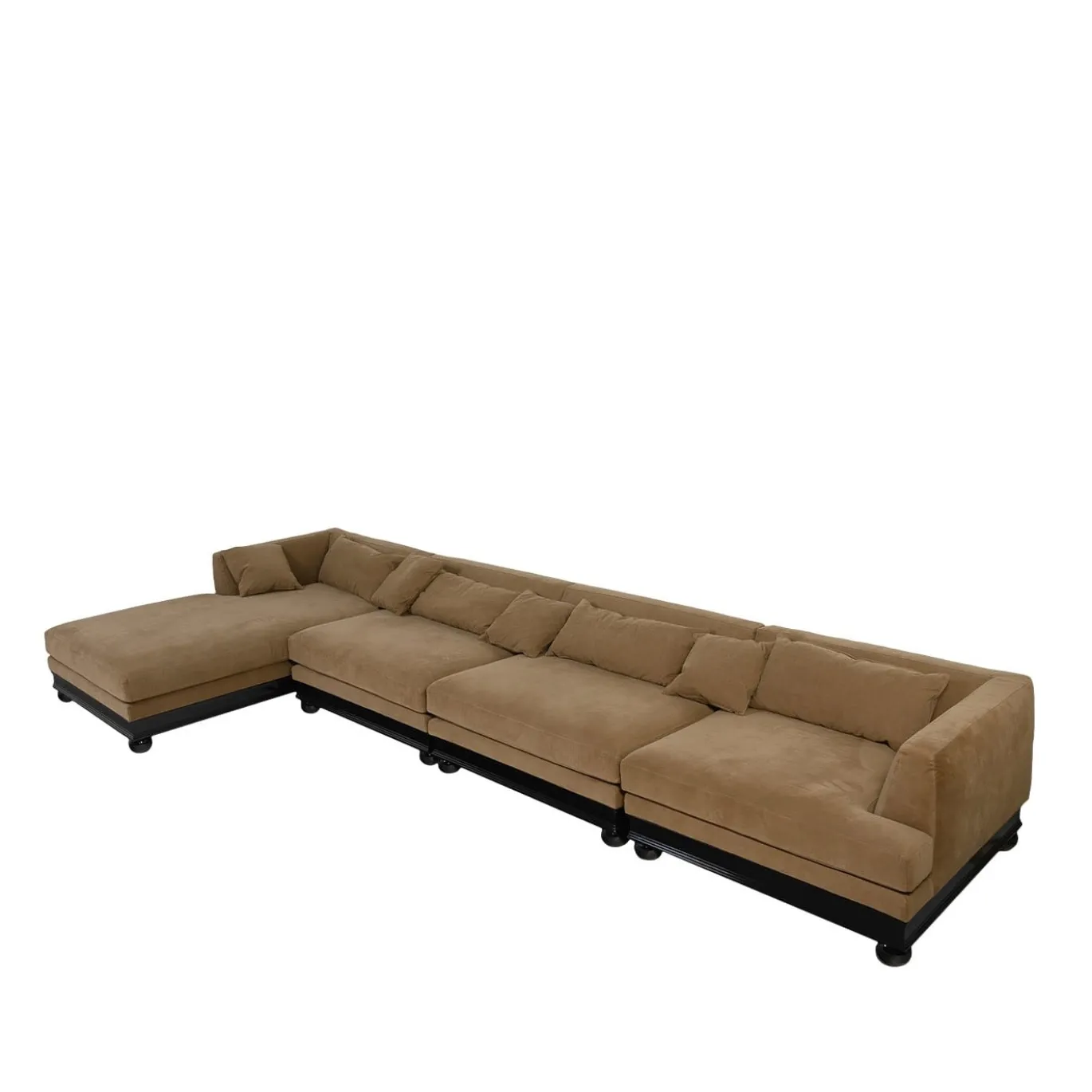 Divano Paris Extra 4 moduli marrone