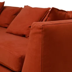Divano Paris 3 posti rosso