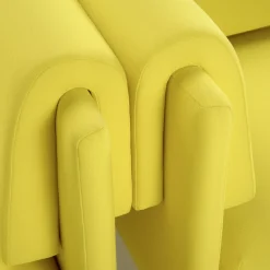 Divano 4 posti Ombra Giallo di Gae Avitabile