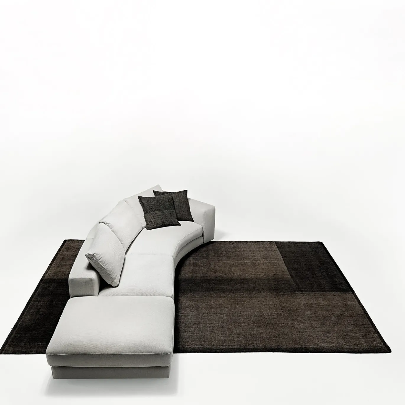 Divano Rio Curved Modular Beige di Ludovica + Roberto Palomba