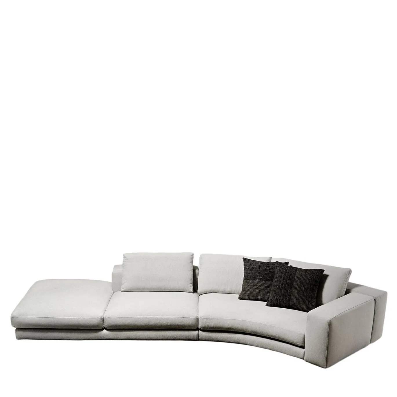 Divano Rio Curved Modular Beige di Ludovica + Roberto Palomba