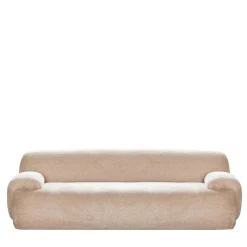 Divano rosa in legno massiccio cabochon