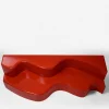 Divano rosso Superonda di Archizoom