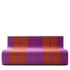 Divano Sofo viola e rosso