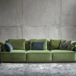 Divano verde Dodo di Stefano Giovannoni