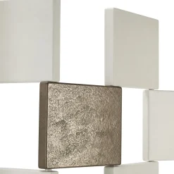 Divisorio per ambienti Bianco Gaber con Accenti Metallici