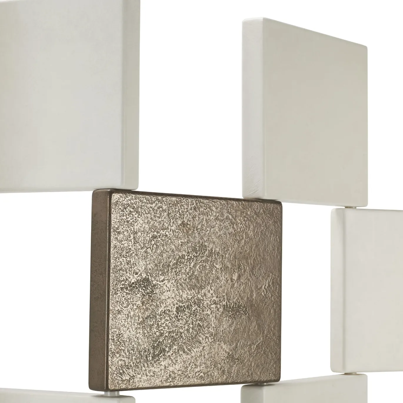 Divisorio per ambienti Bianco Gaber con Accenti Metallici