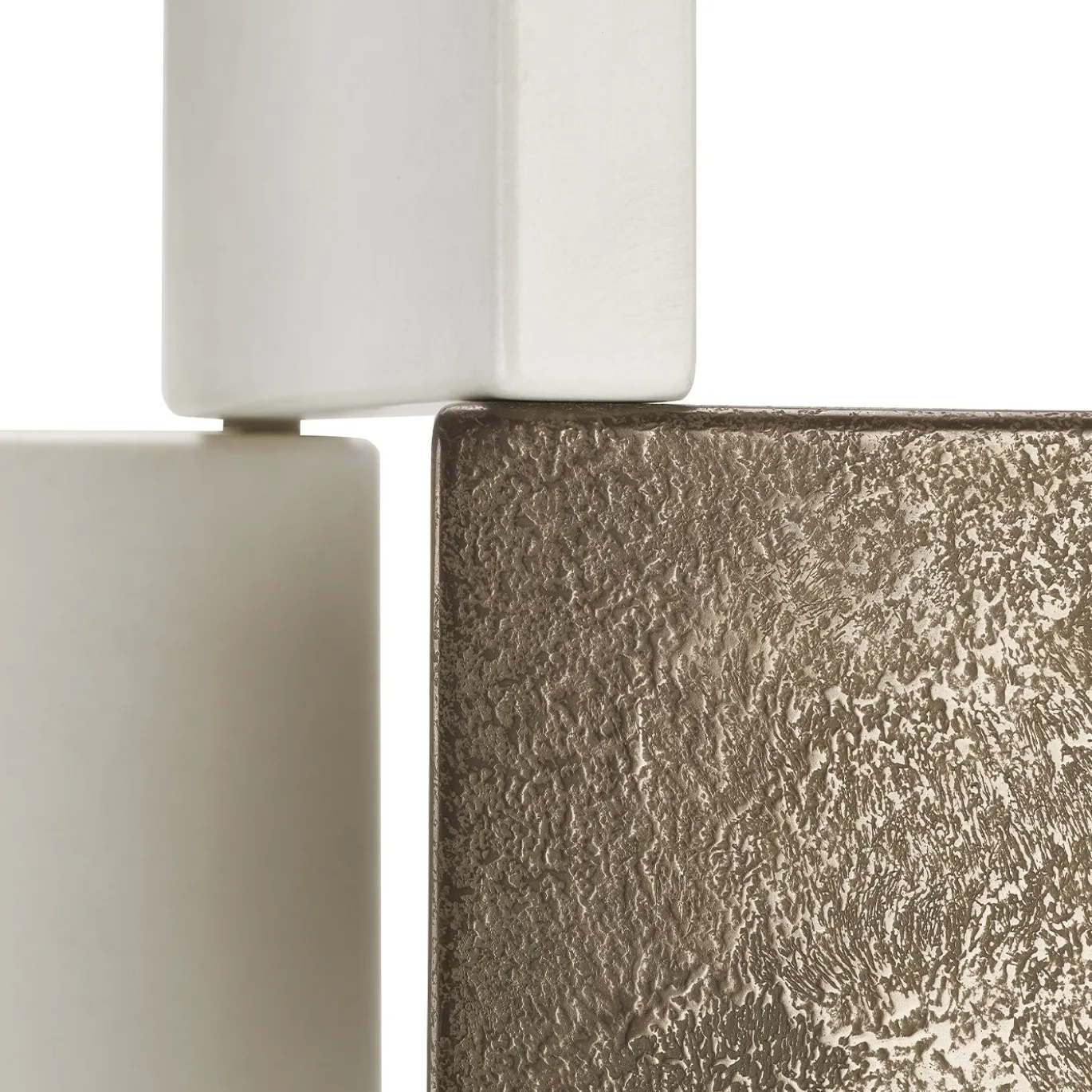 Divisorio per ambienti Bianco Gaber con Accenti Metallici