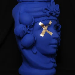 Donna Assunta Vaso Oltremare blu