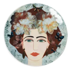 DONNE FIORITE Set di 2 piatti Amélie