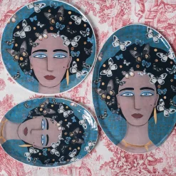 DONNE FIORITE Vassoio ovale Shamsi