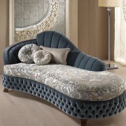 Dormeuse Sipario in Velluto Blu