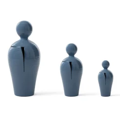 DO Scultura Decorativa in Ceramica Azzurro Chiaro (H 40 cm | 15.7")