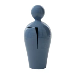 DO Scultura Decorativa in Ceramica Azzurro Chiaro (H 40 cm | 15.7
