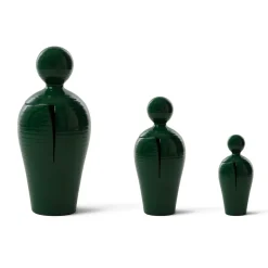 DO Scultura Decorativa in Ceramica Verde (H 90 cm | 35.4