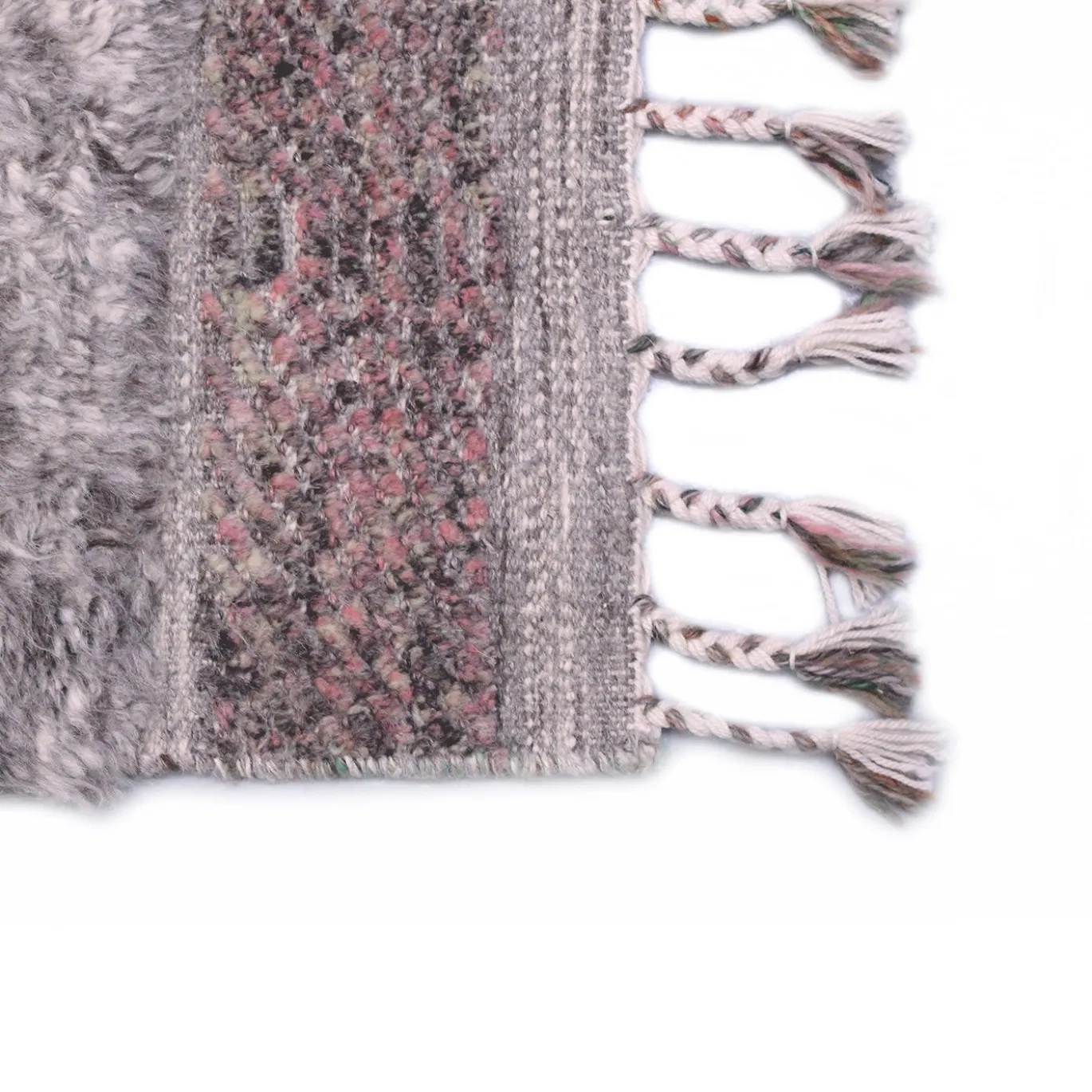 DUN 6096 Tappeto grigio e rosa