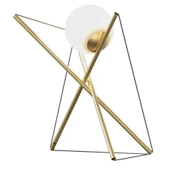 ED057 Lampada da tavolo in ottone