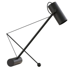 ED049 Lampada da tavolo nera