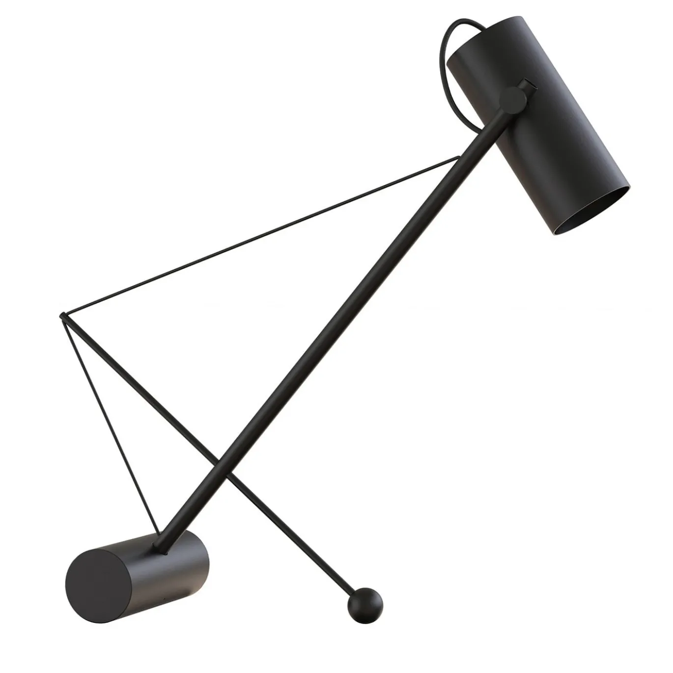 ED049 Lampada da tavolo nera