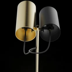 Ed027 Lampada da terra in ottone