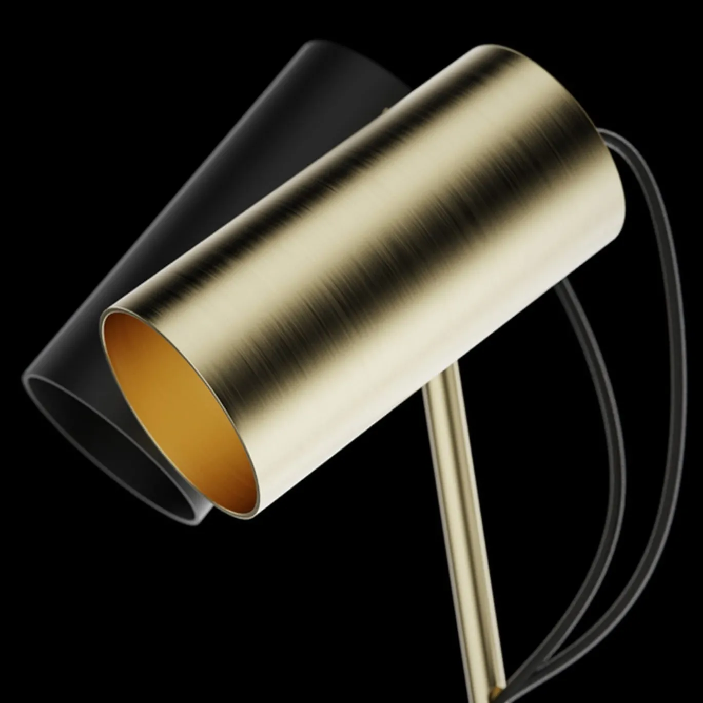 Ed027 Lampada da terra in ottone