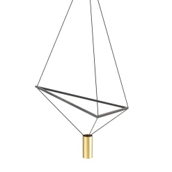 Ed037 Lampadario in ottone